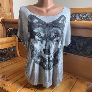 Bling Wolf Women’s Top